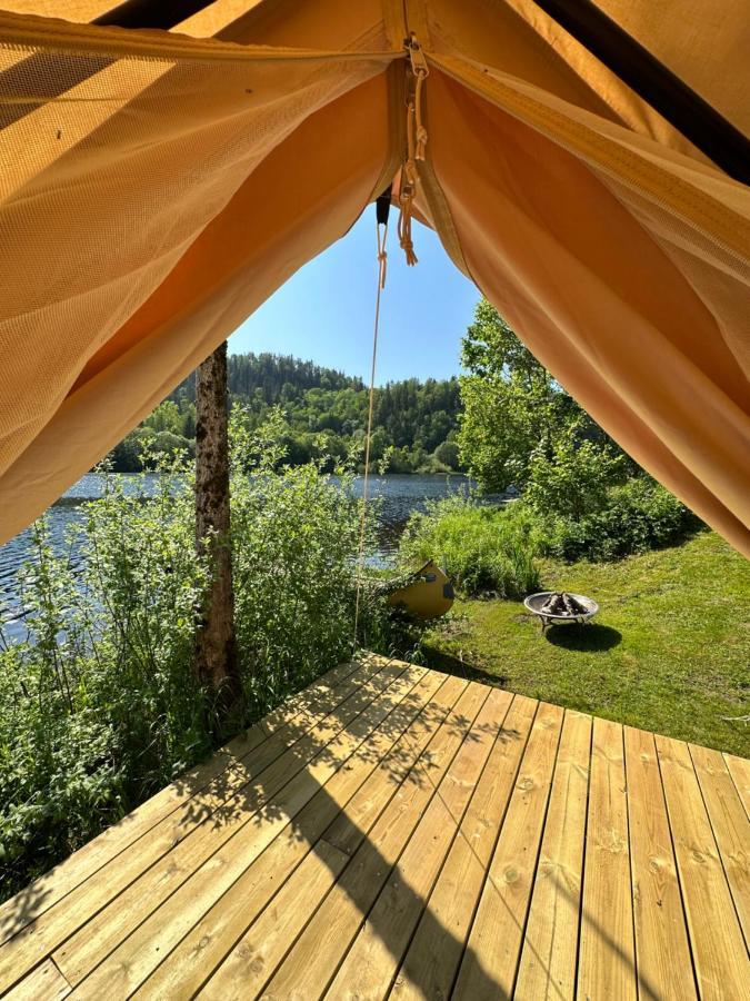 Glamping On Idyllic Lake, Paddle Boards & Rowboat Porsgrunn Εξωτερικό φωτογραφία